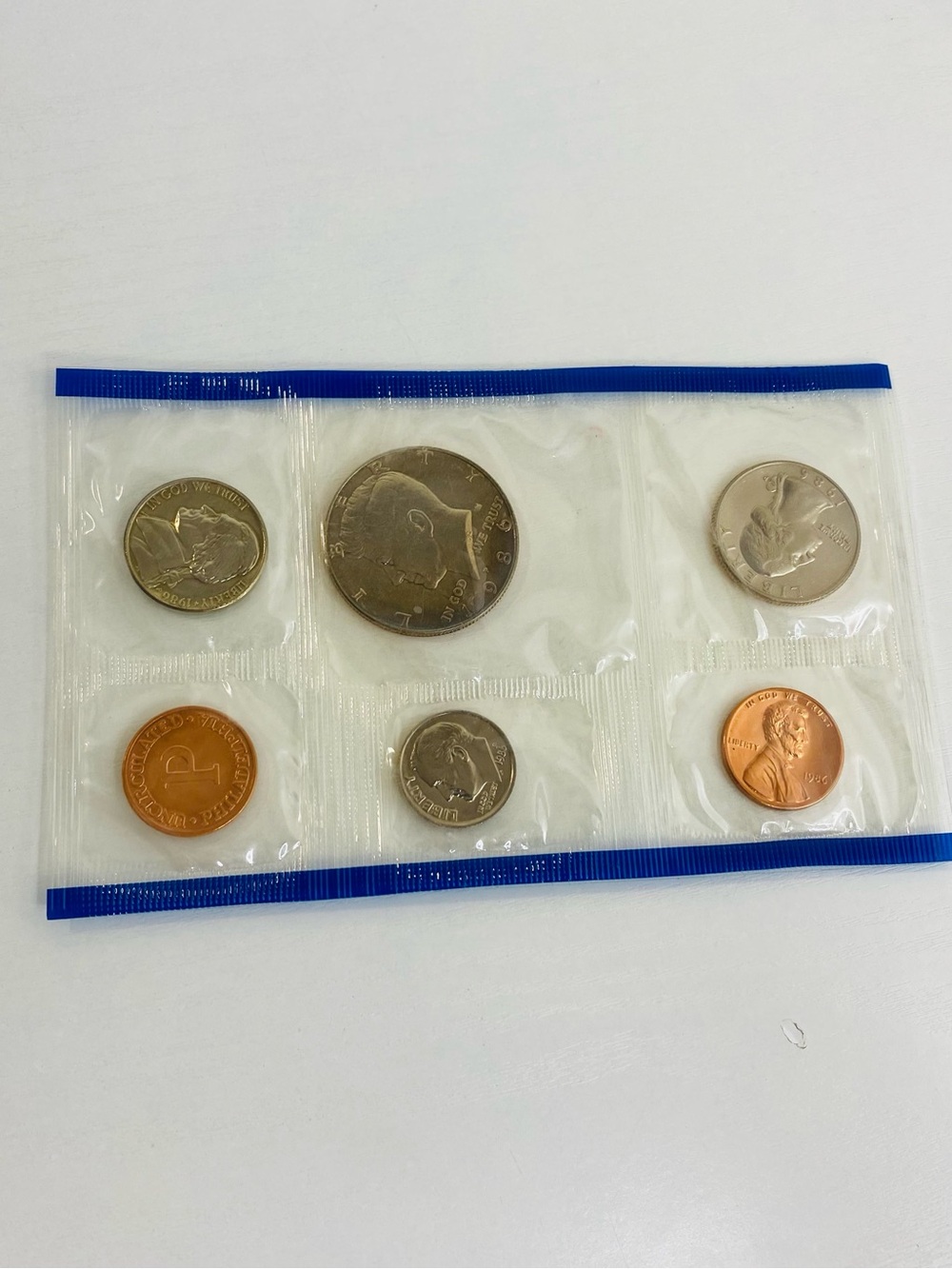 1986 United States Mint Philadelphia Mint Marks